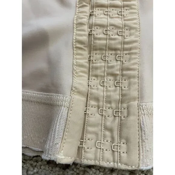 Marena Recovery Post Surgical Compression Beige Vest 3/4 Length Sleeve sz L - Picture 8 of 13